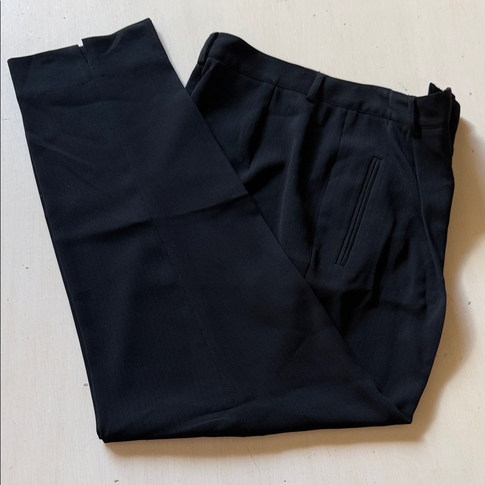 Alex Garfield from Nordstrom Women's Straight Leg Dress Pants in Black (sz 12) - Picture 1 of 7